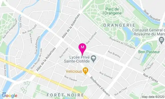 Localisation Dr Frederique Sauer Zorn