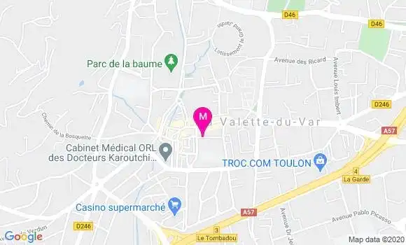 Localisation Dr Marie Bourniquel
