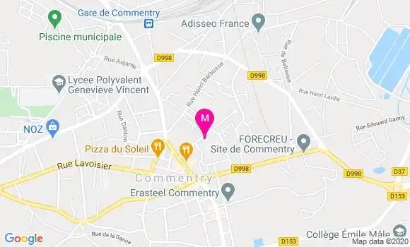 Localisation Dr Florence Bellette
