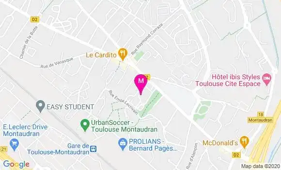 Localisation Dr Emilie Milongo Rigal