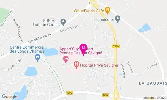 Localisation Dr Anne Maurus