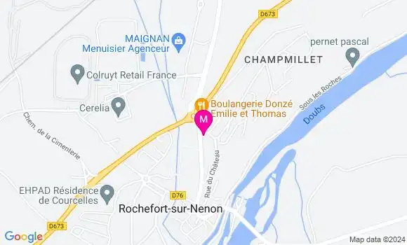 Localisation Dr Géraldine Delay