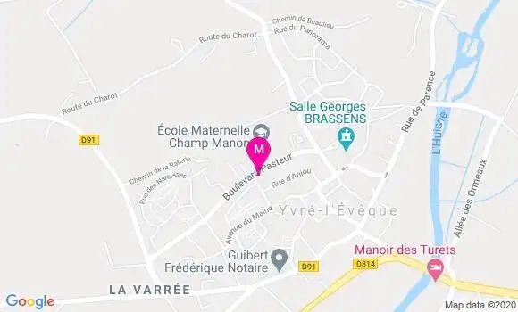 Localisation Dr Sylvie Patillon