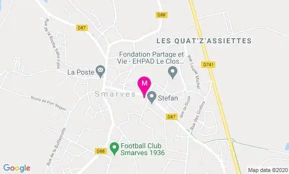Localisation Dr Bertrand Vaudou