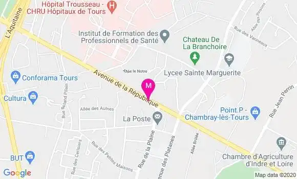 Localisation Dr Luc Favard