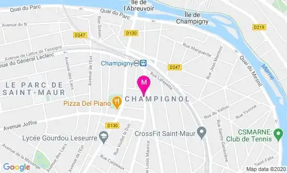 Localisation Dr Emilie Quintin