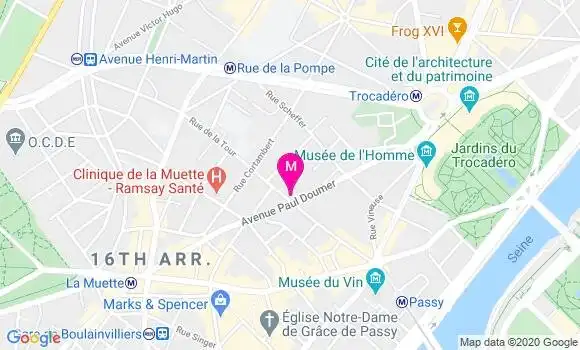 Localisation Dr Violaine Beauthier Landauer