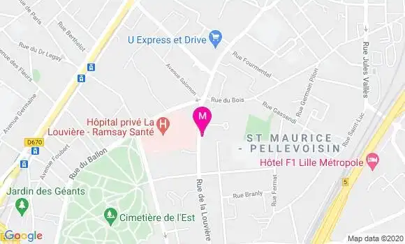 Localisation Dr Agathe Dumont