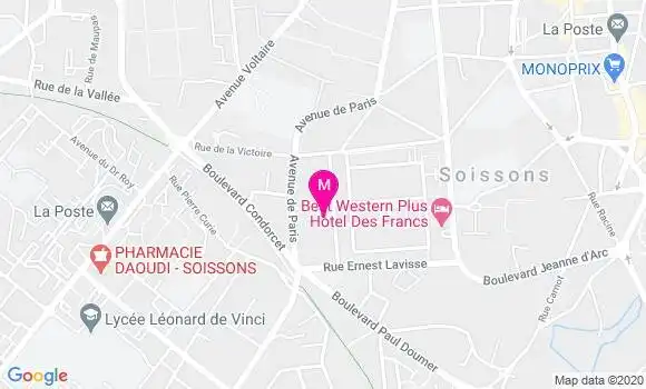 Localisation Dr Papa Oumar Ndiaye