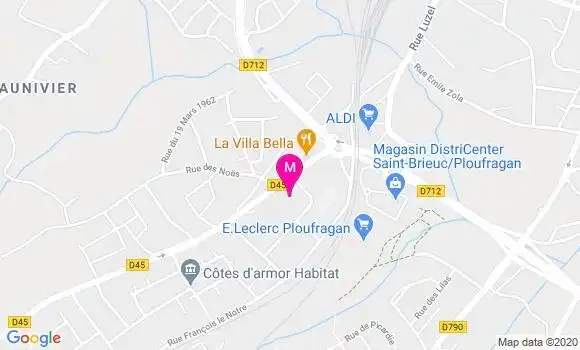 Localisation Dr Sylvie Sard Lechaux