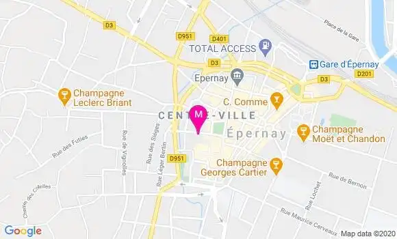 Localisation Dr Melanie Maget