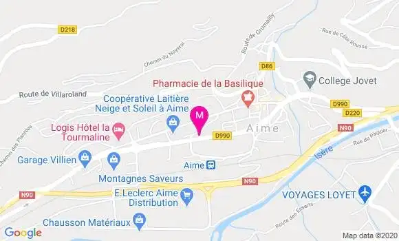 Localisation Dr Marion Chauvet