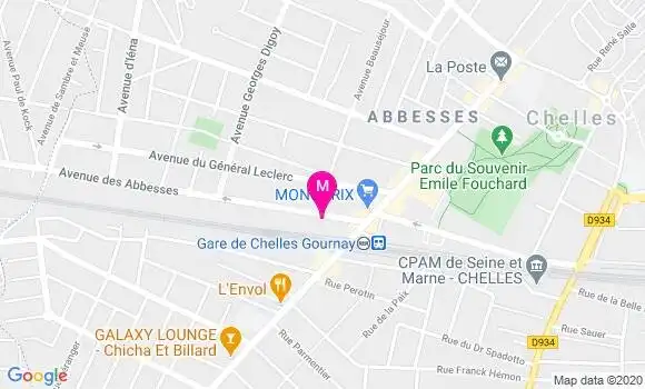 Localisation Dr Mathilde Carlevan