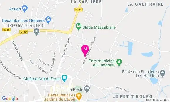 Localisation Dr Marine Dercourt