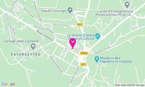 Localisation Dr Sophie Dante