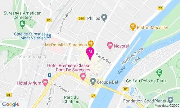 Localisation Dr Catherine Tomat