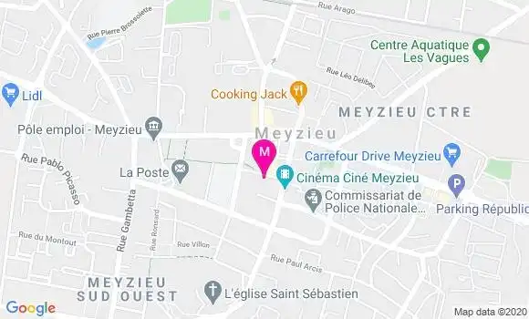 Localisation Dr Patrick Dumas