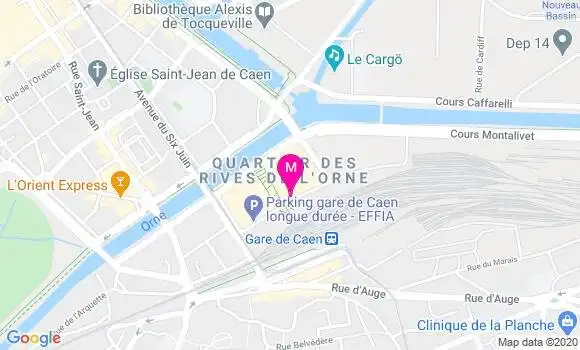 Localisation Dr Olivier Oursel