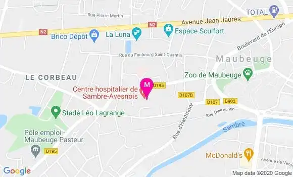Localisation Dr Claire Djazet