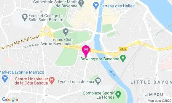 Localisation Dr Francois Bergouignan