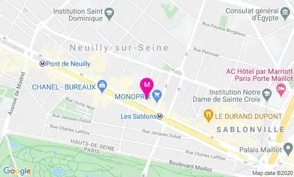 Localisation Dr Pierre Saulnier