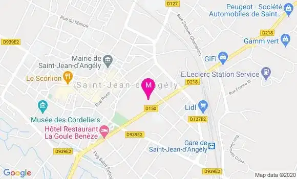 Localisation Dr Vincent Jedat