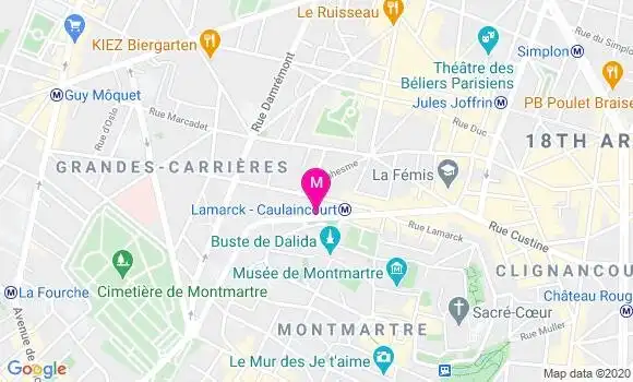 Localisation Dr Ghislaine Gill