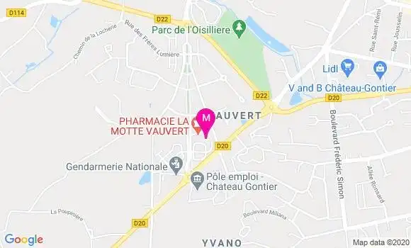 Localisation Dr Audrey Lepy