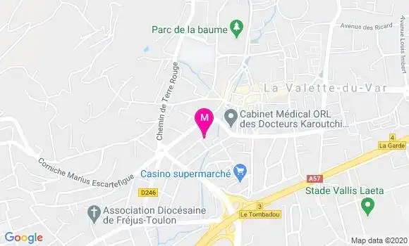 Localisation Dr Ahcene Mazouzi