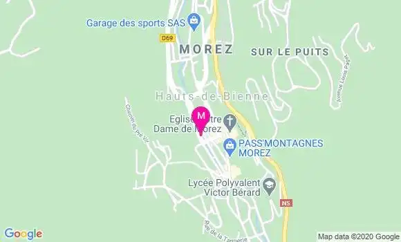 Localisation Dr Jeremy Bailly
