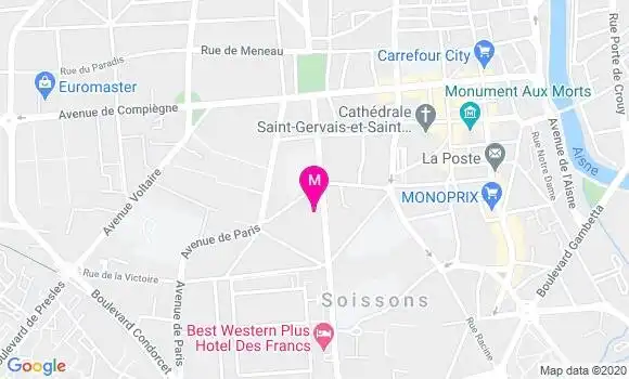 Localisation Dr Etienne Pluot Maertens
