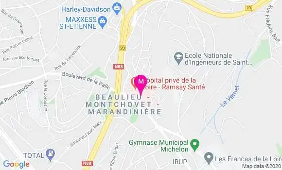 Localisation Dr Cecile Fanget