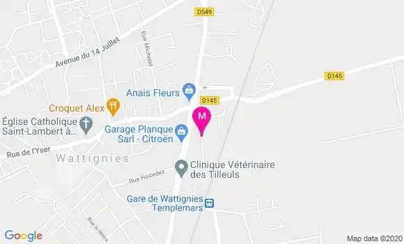 Localisation Dr Jonathan Meurice