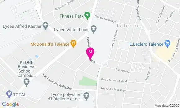 Localisation Dr Aurelie Coupet