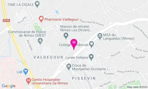 Localisation Dr Eric Verdier