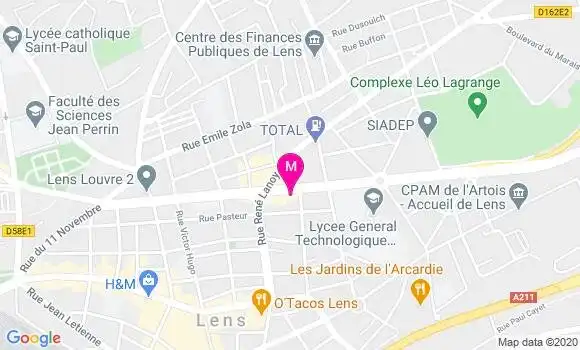 Localisation Dr Benoit Ladam