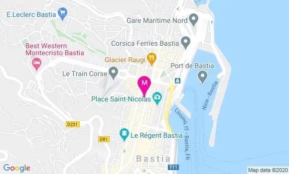 Localisation Dr Jean Baptiste Calendini