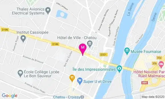 Localisation Dr Isabelle Marty