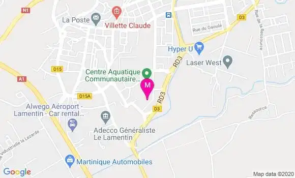 Localisation Dr Anne Caroline Isidore