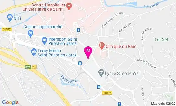 Localisation Dr Pierre Gay