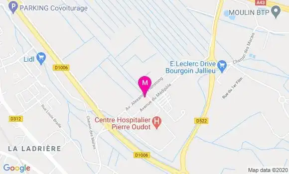 Localisation Dr Stephane Degeorges