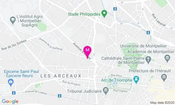 Localisation Dr Melanie Maurin