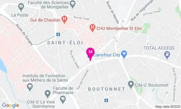 Localisation Dr Sylviane Ferret