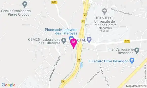 Localisation Dr Christelle Bouveret