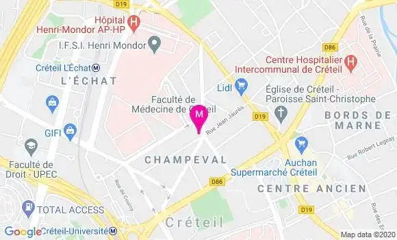 Localisation Dr Alice Percie Du Sert