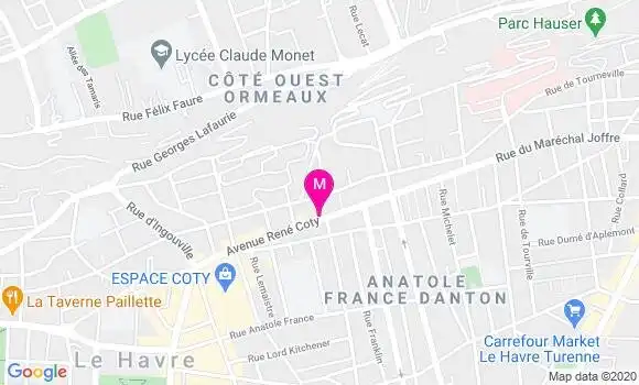 Localisation Dr Saloua Bouaziz
