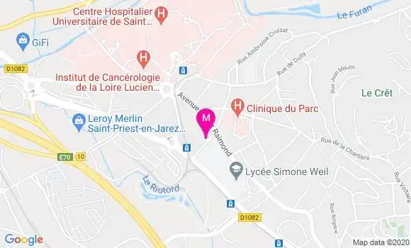 Localisation Dr Elodie Frappe