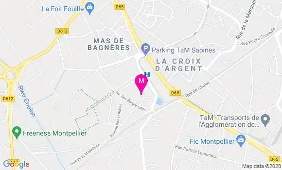Localisation Dr Pascale Brun Dupuy