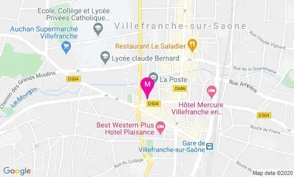 Localisation Dr Sophie Morillon Lutun