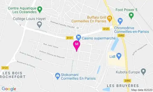 Localisation Dr Frederic Zbar